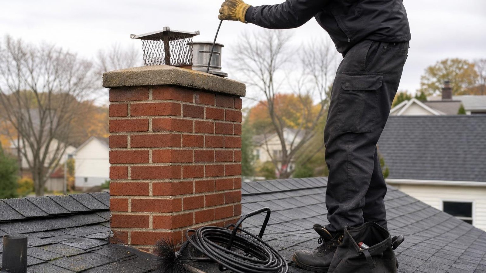 Practical chimney sweep & inspection in Vienna